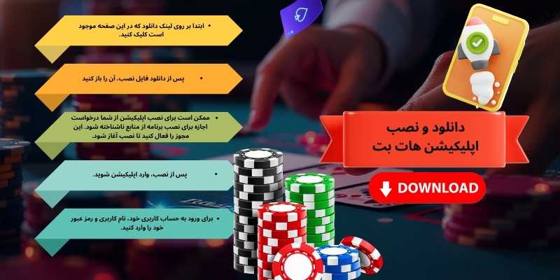 دانلود و نصب اپلیکیشن هات بت